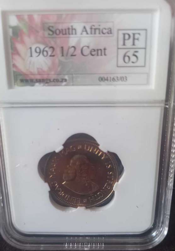 1962 SA GRADED PROOF SET