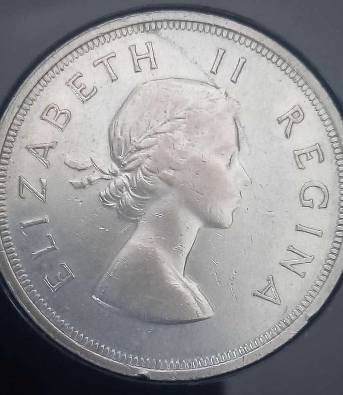 1958 SILVER UNION 5 SHILLING