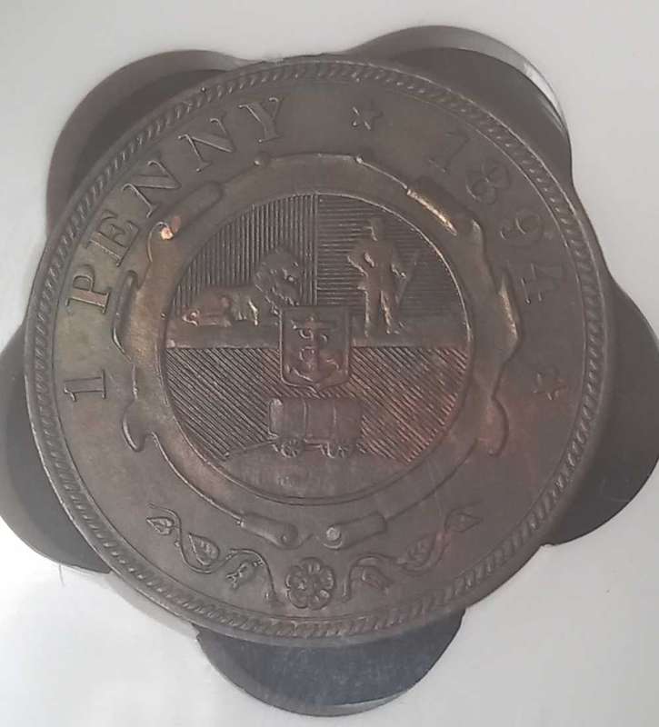 1894 ZAR 1 PENNY AU dets