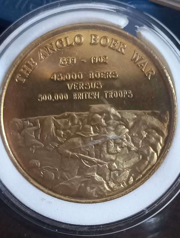 THE GLORIOUS TRIO. MEDAL OF THE  ANGLO BOER GENERALS OF 1902
