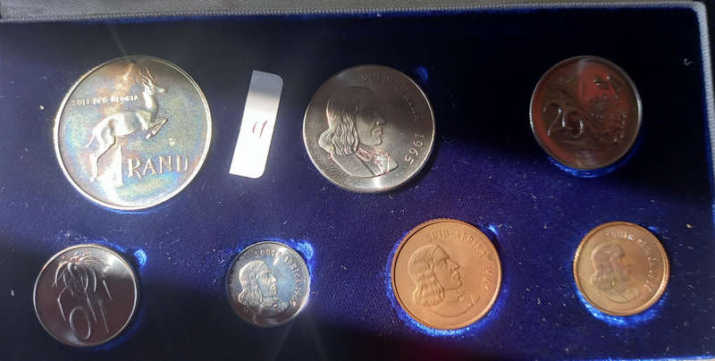 THE POPULAR 1965 SHORT PROOF SET IN SA MINT BOX