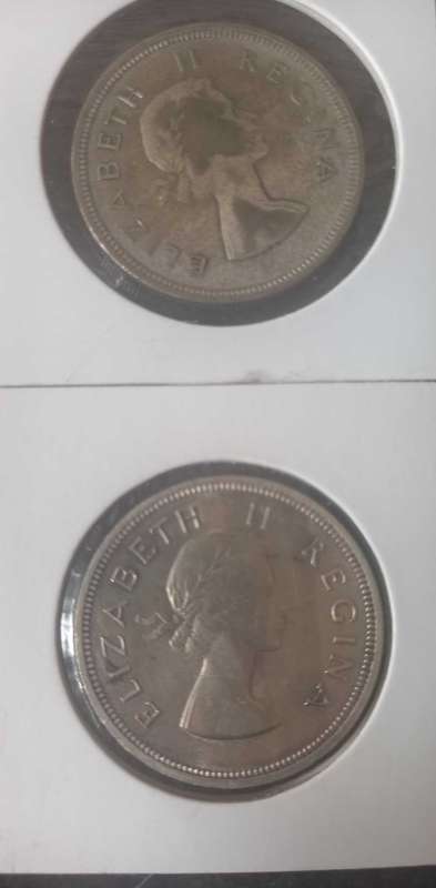 1957 & 1958 UNION 21/2 SHILLINGS