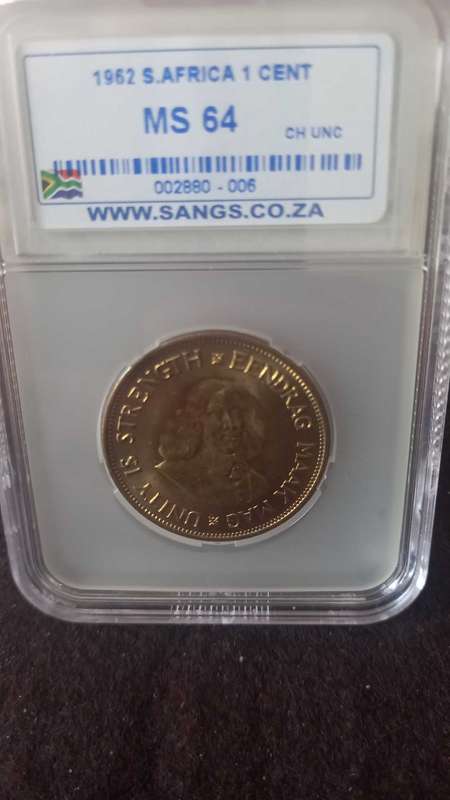 1962 SA GRADED PROOF SET