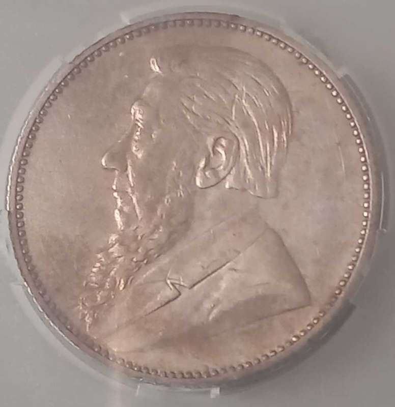 1894 ZAR 1 SHILLING XF 45