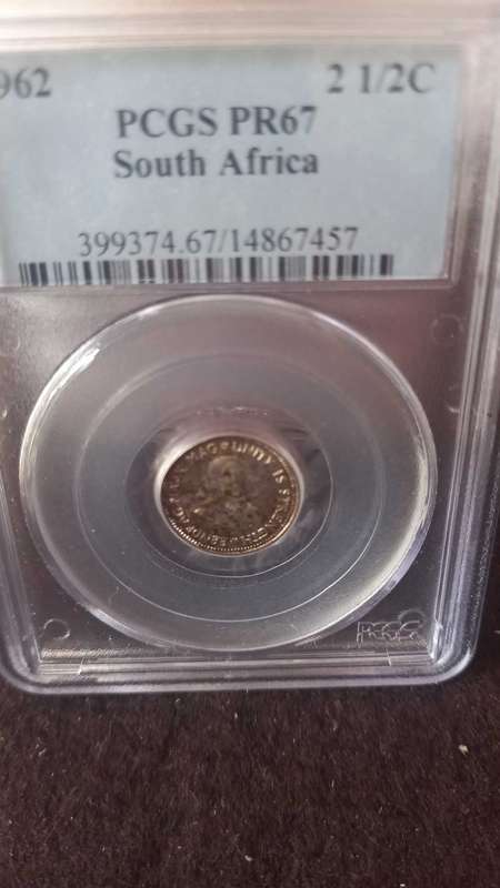 1962 SA GRADED PROOF SET