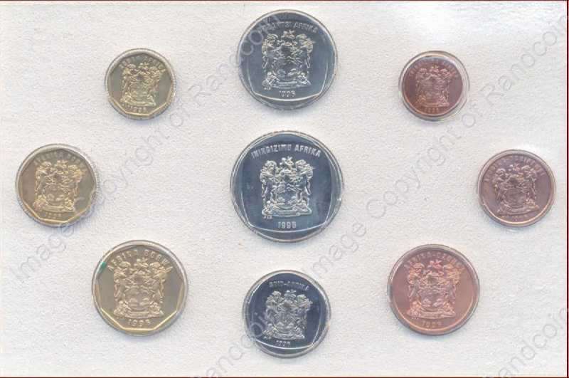 *#* 1996 SA Mint Pack Set UNC - Coins ONLY - NO Sleeve and NO Cert *#*