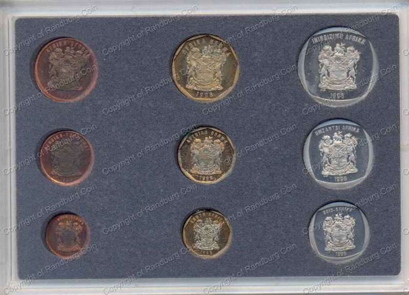 *#* 1998 SA Proof Set in Original SA Mint box Mintage 3051 - NO Certificate *#*