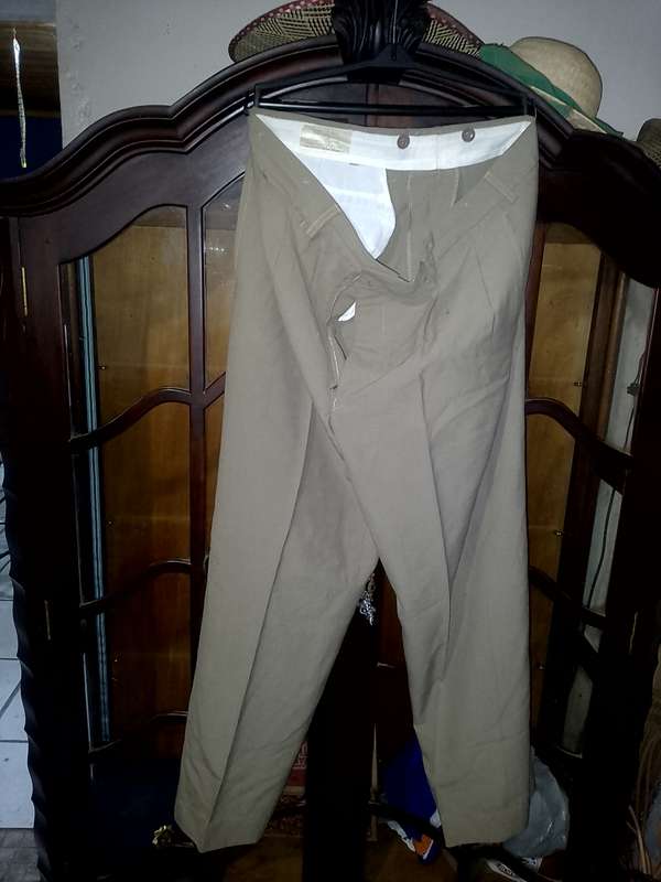 SADF TROUSER 1978 ISSUE ZIPPER STRIPPED SIZE 36/31