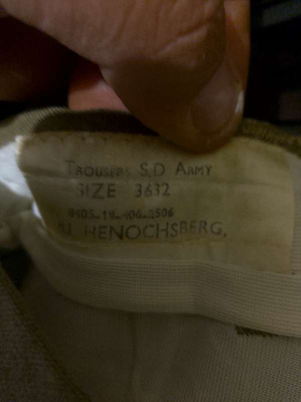 SADF TROUSERS SIZE 36/32 EXCELLENT CONDITION