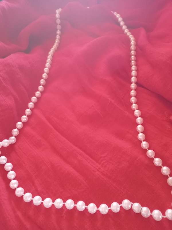 VINTAGE Bridal Faux Pearl Necklace