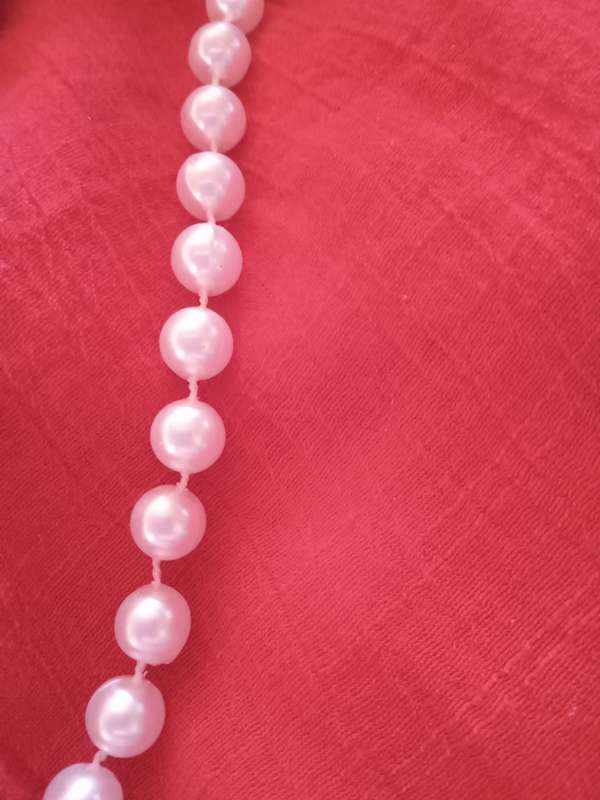 VINTAGE Bridal Faux Pearl Necklace