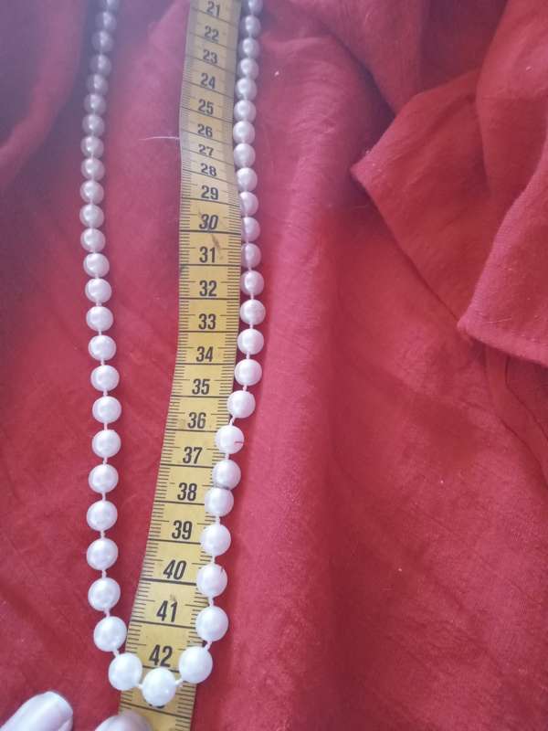 VINTAGE Bridal Faux Pearl Necklace