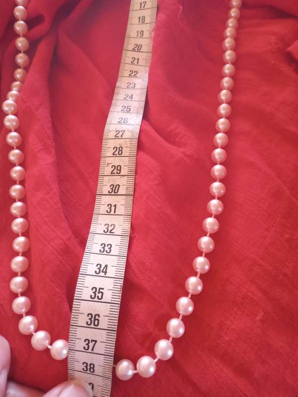 VINTAGE Bridal Faux Pearl Necklace