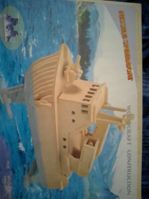 WOOD craft construction kit