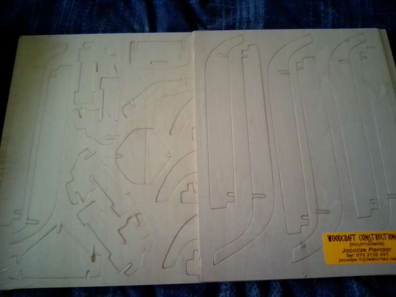 WOOD craft construction kit