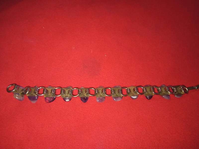 Vintage Amethyst Bracelet