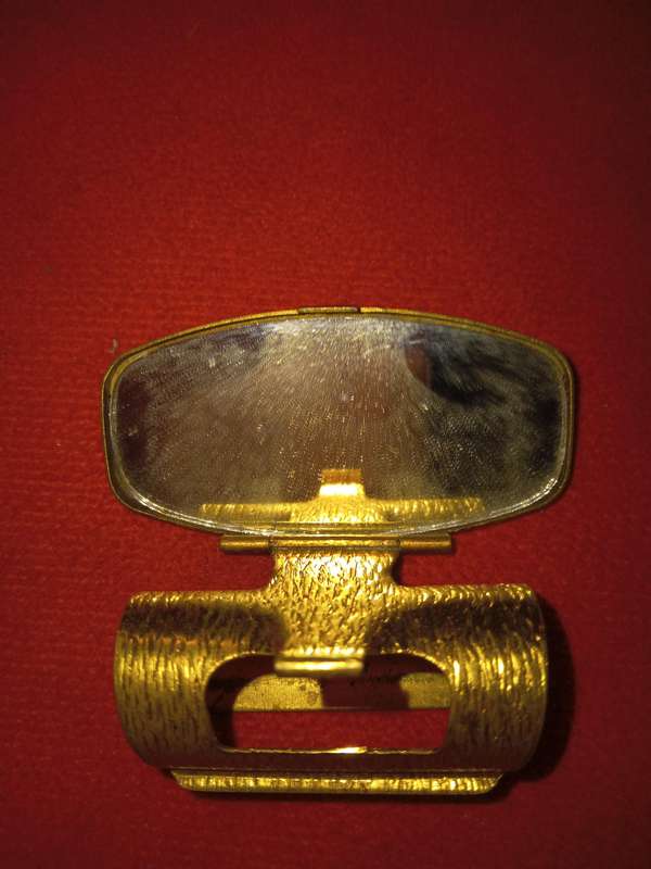 Vintage Lipstick holder with mirror
