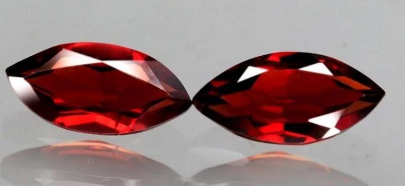 Natural 2.17 Ct Pair Garnets