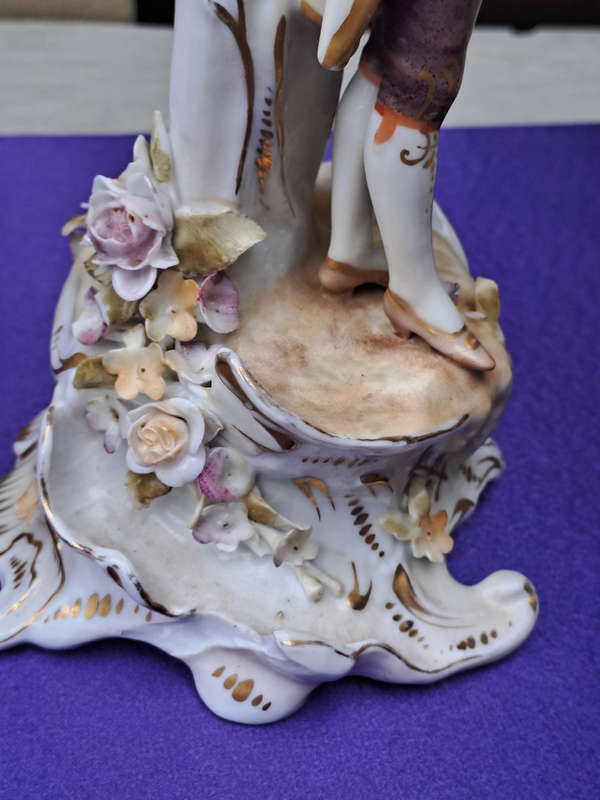 Antique Pair of C.G. Schierholz and Son ca 1880-1906 Candle Holders 25cm tall