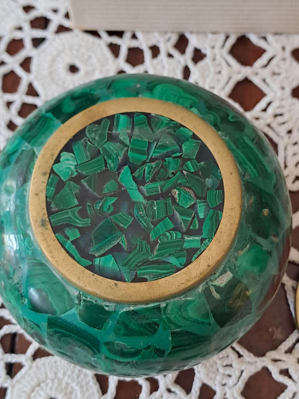 Malachite trinket box BEAUTIFUL