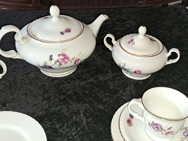 tk thun czechoslovakia china coffee set for 2  STUNNING