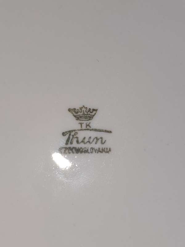 tk thun czechoslovakia china coffee set for 2  STUNNING