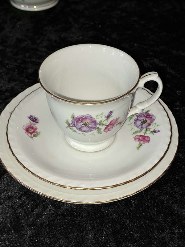 tk thun czechoslovakia china  1x trio BEAUTIFUL