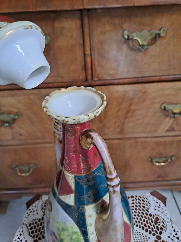 Large 19th century lidded ROYAL VIENNA VASE signed Kaufmann