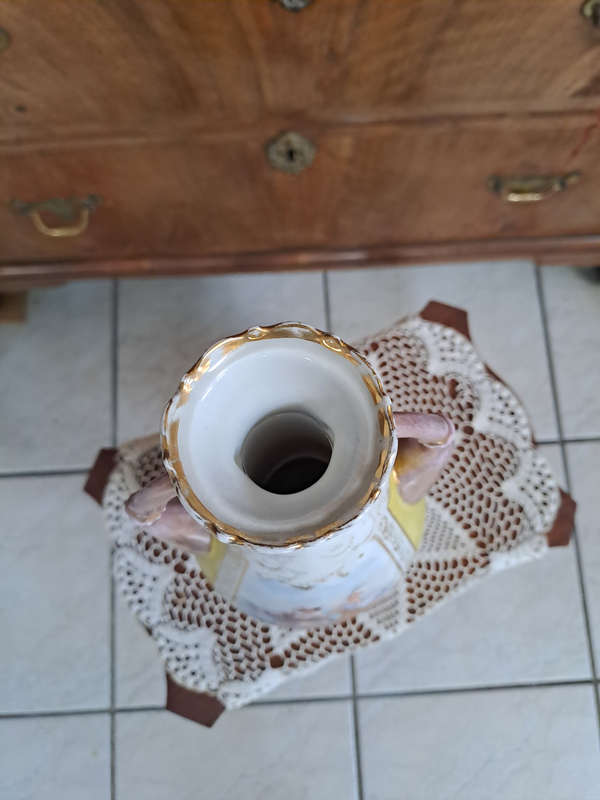 Large 19th century Vienna Vase 35.5cm
