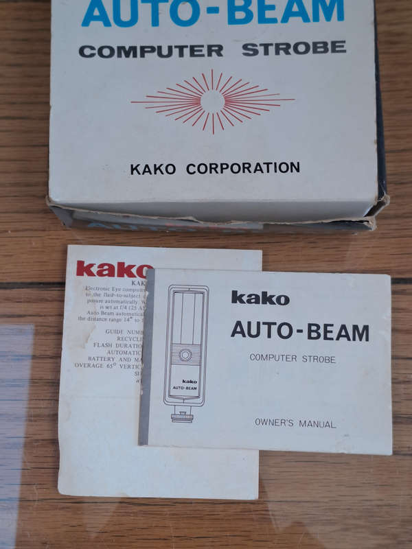 Auto beam vintage camera equipment