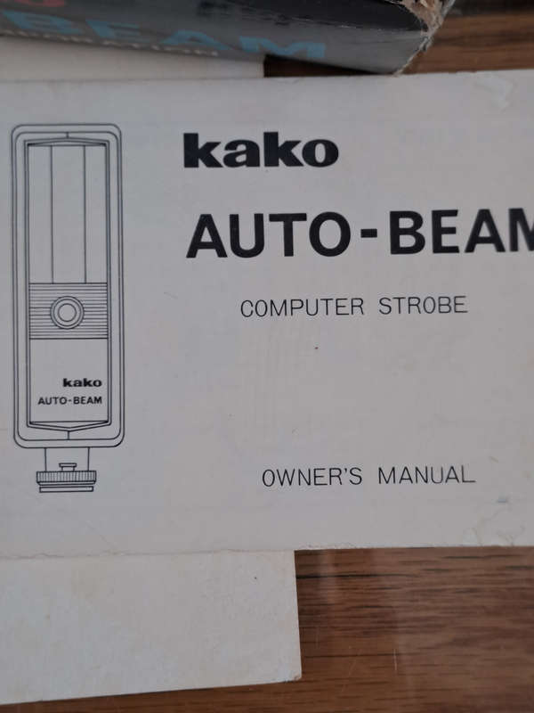 Auto beam vintage camera equipment