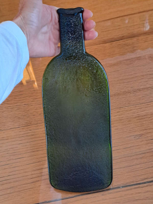 vintage up cycled apperitif bottle glass board