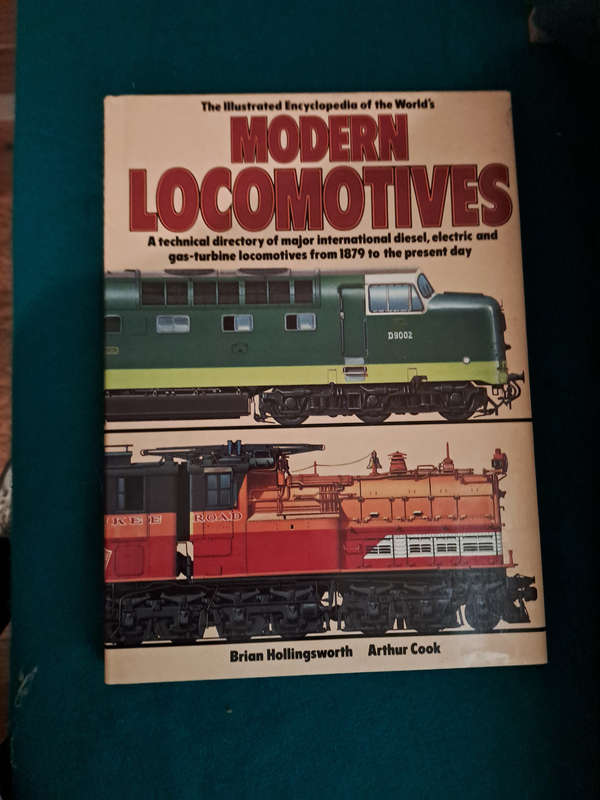 Modern Locomotives from 1879 Brian Hollingsworth Arthur cook 208 pages