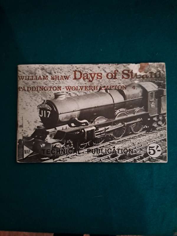 William Shaw days of steam technical publication