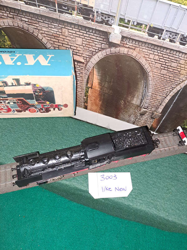 Marklin HO DB steam loc and tender  DB 24058 3003 like new