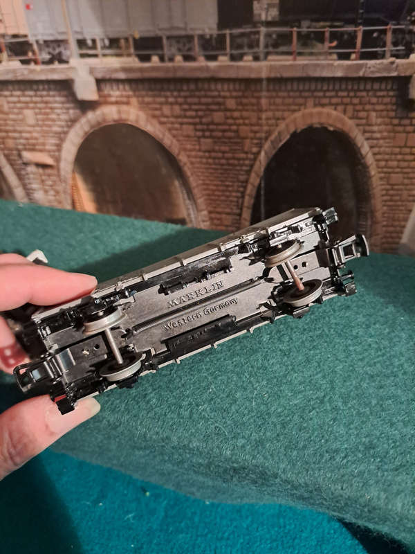 Marklin HO 4638 open goods wagon grey IOP