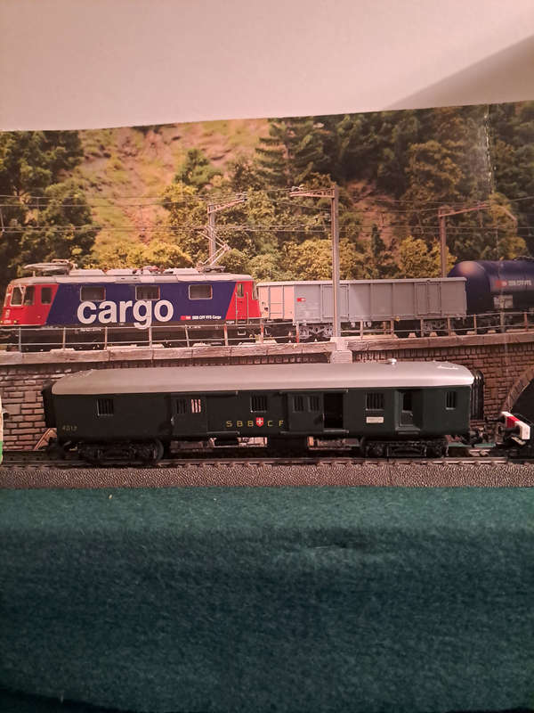 Marklin HO SBB CFF 4017 Baggage car IOP