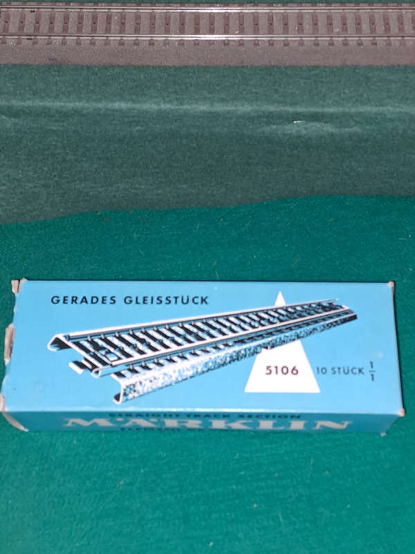 Märklin Ho boxed new 5106 M tracks