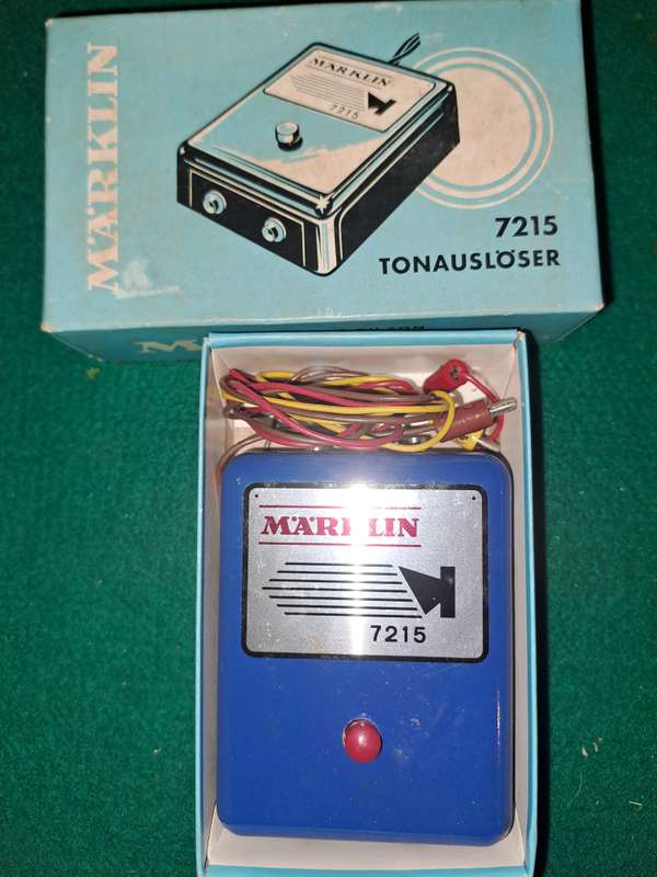 Marklin 7215 Alarm Release, Sound Triggers in original boxlike new no booklet