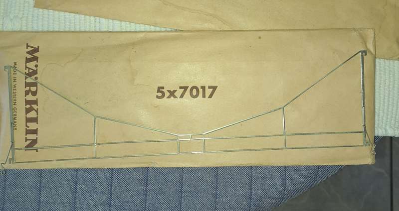 Marklin ho cross spans 7017 5pce per pack
