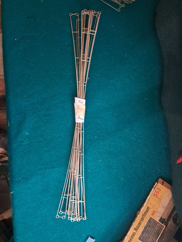 Marklin HO 7019 cross spans 36cm used but good 10 per bundle