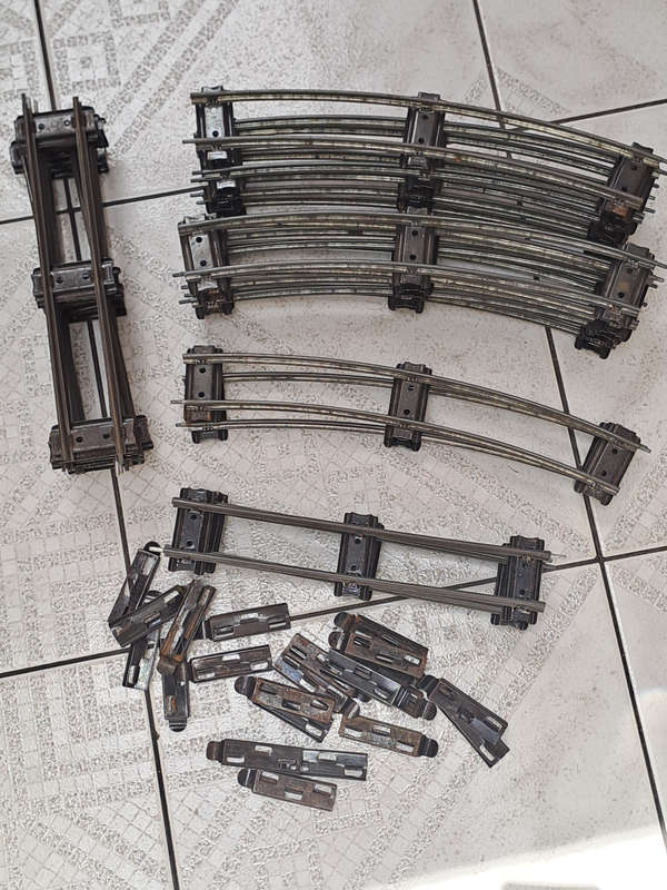 Meccano O guage train track set 19pce