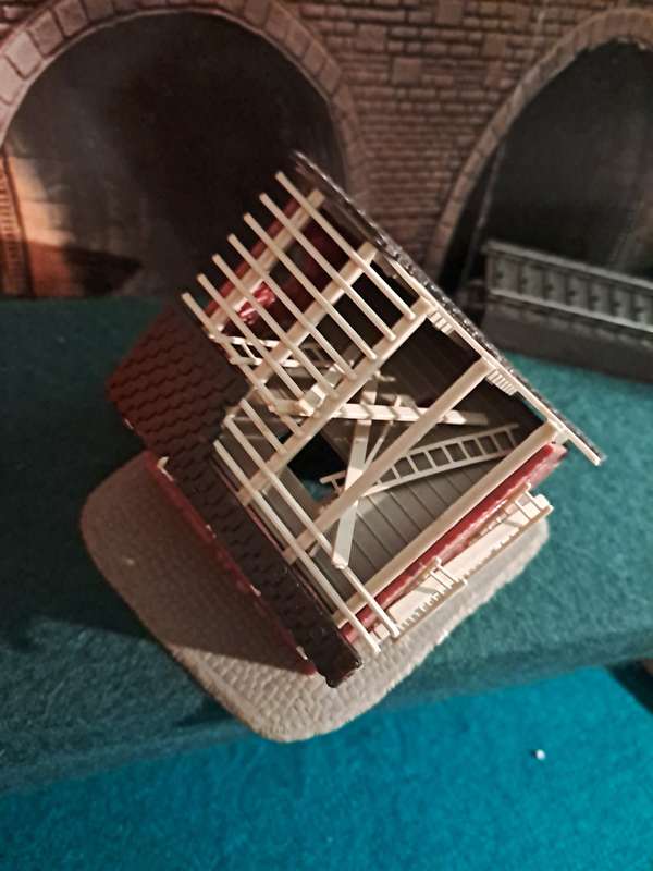 Euorplastik HO guage  house under construction