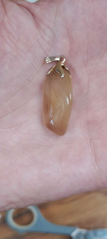 semi precious stone pendant