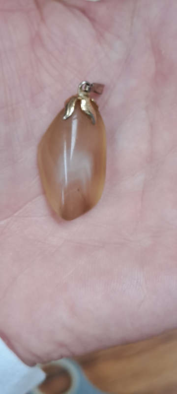 semi precious stone pendant