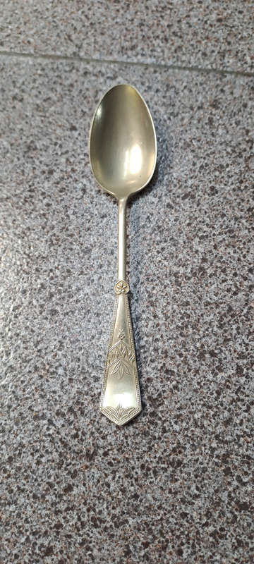 Georgian FW silver spoon