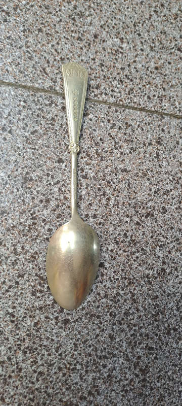 Georgian FW silver spoon