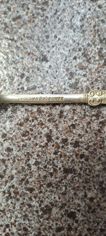 Georgian FW silver spoon