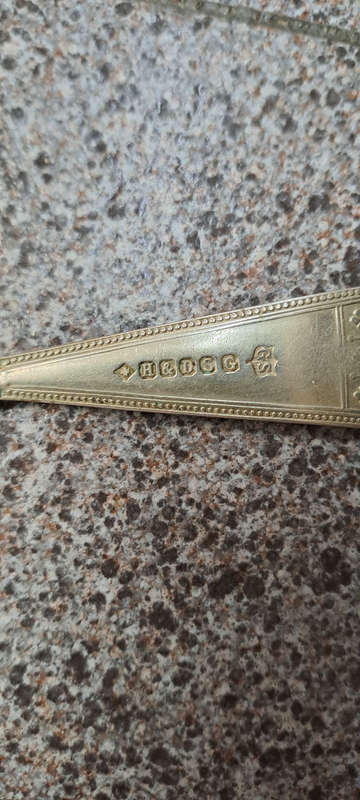 Georgian FW silver spoon