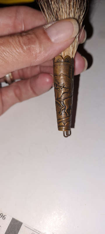 Traditional German antique hunters hat brooch